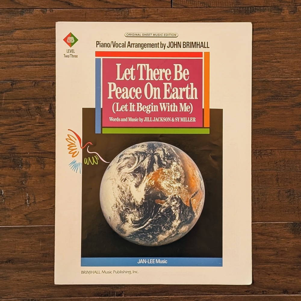 'Let There Be Peace On Earth' Piano/Vocal Sheet Music